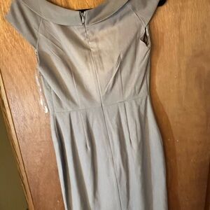 Rampage Sophisticated Gray Midi Dress